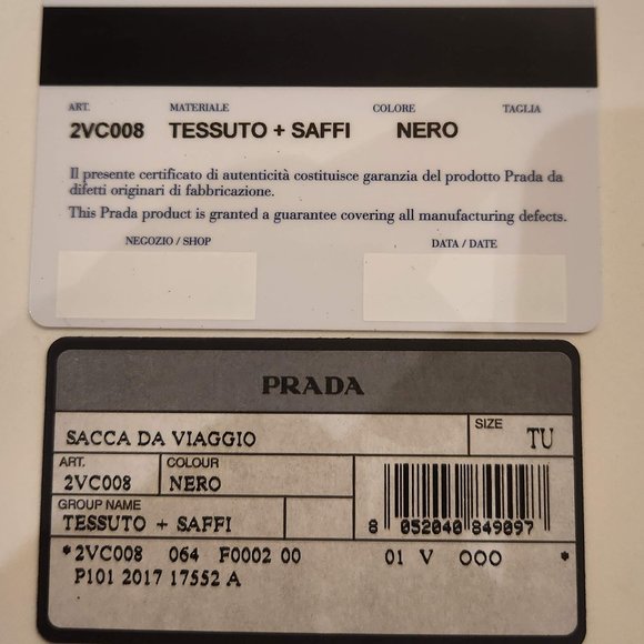 BRAND NEW Prada Re-Nylon & Saffiano Leather Duffle Bag Black 2VC008 with Dustbag - Picture 9 of 11